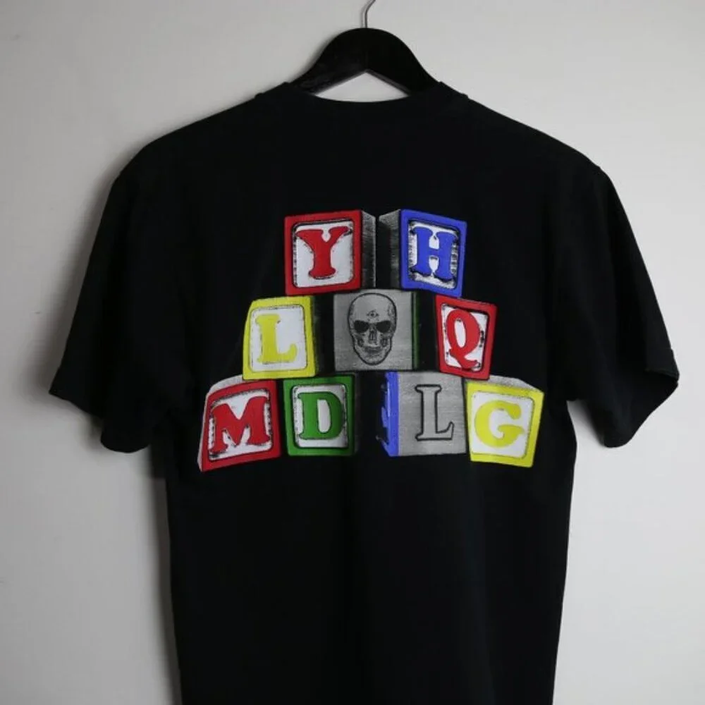 LICENSED ORIGINAL Bad Bunny YHLQMDLG Blocks Tour Concert Shirt Merch Black SM - Picture 4 of 5